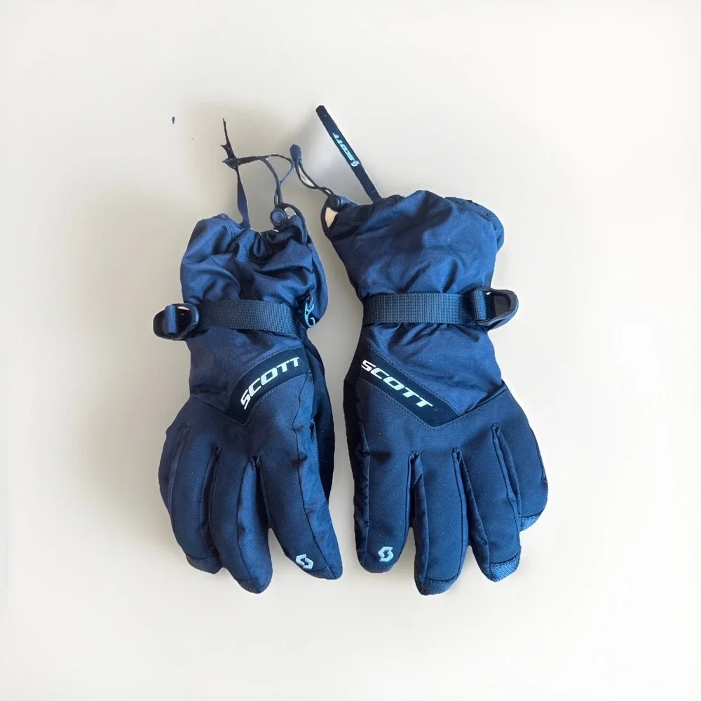 SCOTT‎ Unisex Medium Waterproof Winter Ski Snowboard Gloves Black Ultimate Warm